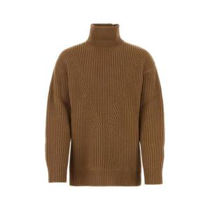 질샌더 남성 브라운 울 터틀넥 긴팔니트 J22GP0209J14511 252