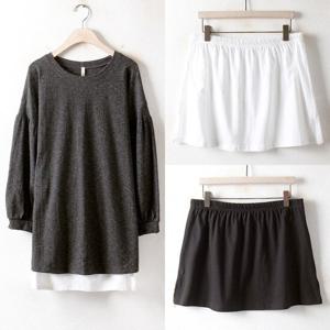 [아이우먼]위쉬몰 WW 레이어드미니스커트(3094H409) 빅사이즈