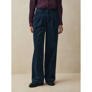 [브룩스브라더스] [여성] 코듀로이 와이드 팬츠 (블루) (BBPCWM7193MEF)