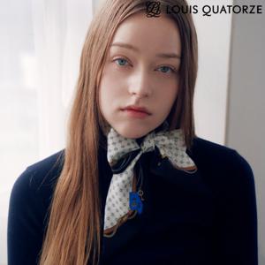 [루이까또즈(스카프)](2DSB820BL) 실크 루이키오니 방도 스카프 블랙