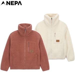 [네파][뽀글이 플리스](7K86160) 여성 가을겨울 본딩 크롭 카라 뽀글이 플리스자켓