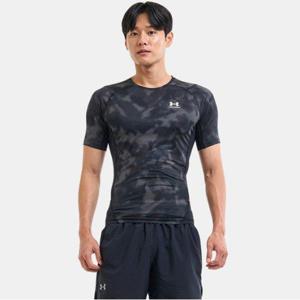 언더아머반팔티 RQD 1383321-001 남성 HeatGear 프린티드 반팔
