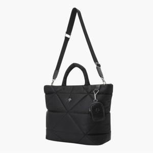 데상트골프가방 GQC DO32WFBG93-BLKG 여성 퀼팅 쇼퍼백 / BLKG