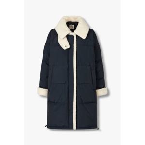 [톰보이]플리스 카라 배색 롱 다운 점퍼  (9174414984)