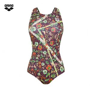 아레나 여성 다프네 A4FL1LS01 WIN (주머니백 증정) 일반 U백 원피스 실내수영복