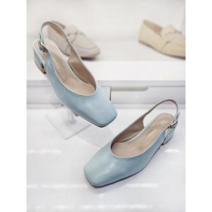 [세레스]세레스 세이브존07 미들힐 스퀘어토 슬링백 DPN414 (202