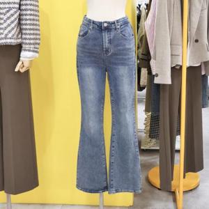 르피타 DP01 슬림핏 롱 부츠컷 데님 팬츠 L245UJE901