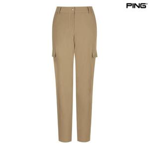 [핑골프](양말증정2개) 여성 절개 카고 조거 팬츠 (121D3PT161_BG)