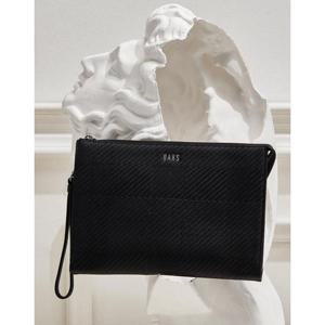 [닥스ACC] [GREAT HOUSE CHECK] 블랙 하우스 체크 소가죽 클러치 DBBA5E306