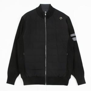 데상트골프패딩 GQC DO42MFKOO9-BLKG 남성 하이브리드 다운 점퍼