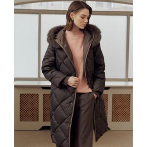 [요하넥스]후드 퀼팅 구스다운코트[J4D1R12]