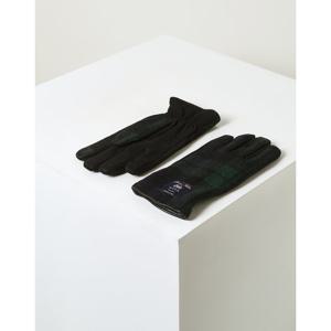 남성 문 트위드 누벅 가죽장갑 HZGV4F101E3