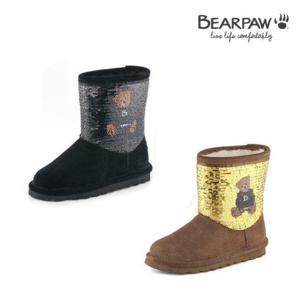 [베어파우(슈즈)]ELLE SPANGLE KIDS 아동 양털부츠 2종 K1987001ND, K1987002