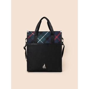 [빈폴키즈] 코어 체크 보조가방 블랙 (BI51D4U115)