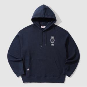 M 엄브로후드티 CQK UP121CHD21-DVY HBL CELEB 그래픽 후드티 /