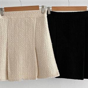 [시드마켓]셋업울플리츠팬츠스커트 411T344S 빅사이즈 여성의류