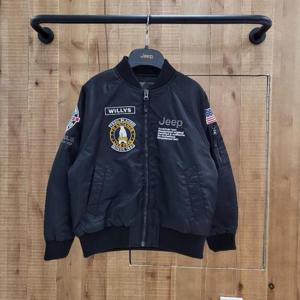 지프키즈 sh06 키즈 와펜 항공점퍼(BK) KN3JPU281