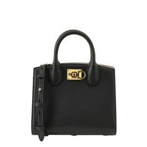 (명품) 페라가모 간치니 스튜디오백 블랙 211424