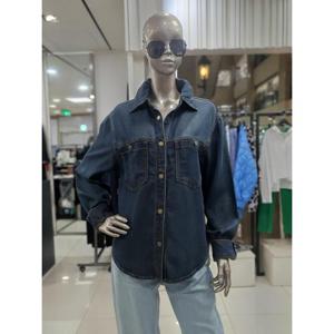 제시뉴욕 세이브존04 진청 루즈핏 데님 셔츠 bew5db520000