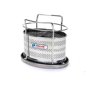 수저통 타원형 스텐 수저통 주방용품 주방수납대