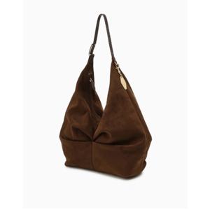 [JILLSTUART ACC] [보우백] 다크 브라운 스웨이드무드 셔링 숄더백 L JABA4F249W3