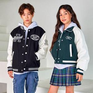 USALL 유솔 HC29 유니 패딩 배색 야구점퍼 ULJP24W04