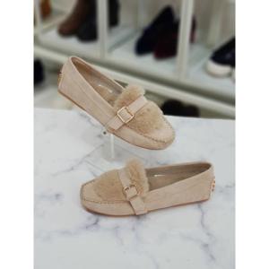 [한슈]한슈 세이브존07 퍼 트리밍 버클 로퍼1cm HS39MA001ml (28