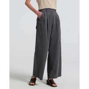 아떼 바네사브루노 여성 24FW 차콜그레이 면 투턱 와이드팬츠 VLPA4D401CG