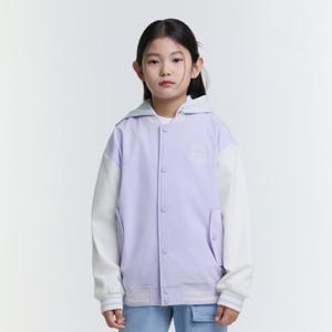 K251UJP930 우븐 베이스볼 점퍼 LAVENDER
