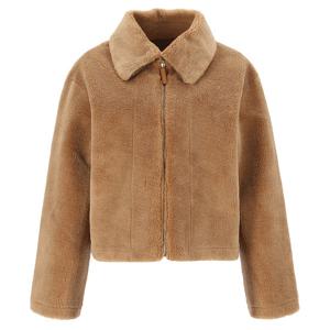 [에이비에프지]큐티 카라넥 숏 무스탕 재킷 APZ1QF01A