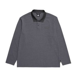 내셔널지오그래픽 N251MPL220 카프 기능성 베이직핏 긴팔 카라티 IRON GREY