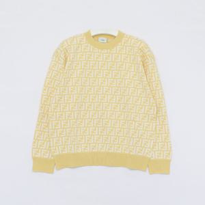 펜디키즈 25SS FF로고 울 남아 니트 JUG186 AQUH F1R4R/12A