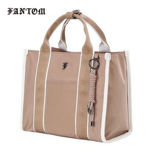 [팬텀] 여성 웨빙 키링 스퀘어 토트백 221E1BG102_BR