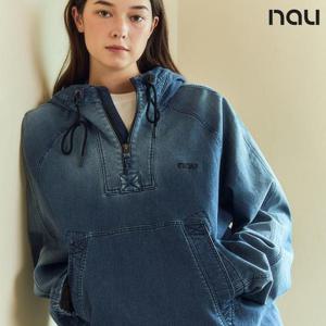 나우  (1NUJKW3907_DM) U 데님그라데이션아노락 DENIM