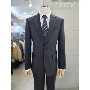 바쏘옴므 세이브존03 바쏘옴므 25S/S 네이비 울혼방 솔리드 스트레치 싱글수트 WSZAG1JT02ANYA