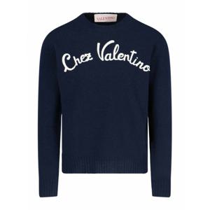 [VALENTINO] 라프리마 남성 보트 넥 스웨터 6V3KC33LAR8D51 Blue /8