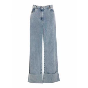 [LANVIN] 라프리마 여성 스트레이트 레그 와이드 데님 팬츠 TR0310D08722 Blue /8