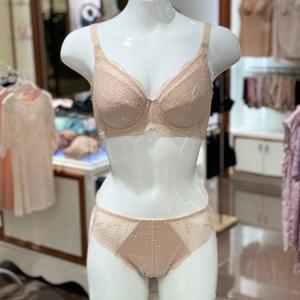 [와코루] (A,B) 자카드레이스 기능성브라/백레이스팬티SET (WBRP020/WPTP020A OB)