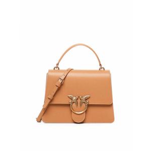 [PINKO] 라프리마 여성 크로스 바디 가방 러브 원 탑 핸들 핸드백 100066A0F1C83Q 카멜 /8