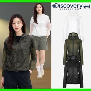 디스커버리 25SS 여름 여성 초경량 립스탑 바람막이 자켓 DWWJ7D053-JDGS