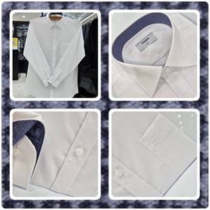 [레노마셔츠]일반핏/모달 필라필/스판/카라.소매 안 배색/긴소매