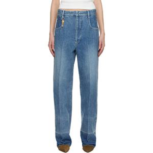 25 FW 까르뱅 여성 블루 셀비지 데님 진 251002F069002