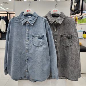 [소이]루즈핏 셔츠형 데님 자켓 25S1501_SC