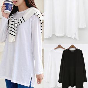 [아이우먼]위쉬몰 NO 베이직트임박스핏긴팔티(A591H503) 빅사이즈