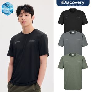디스커버리 25SS신상 남성 프레시벤트 퀵드라이 반팔티셔츠 DMRS6F053
