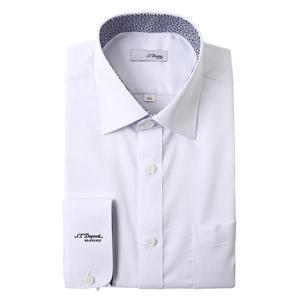 [에스티듀퐁(셔츠)][듀퐁셔츠SH]구김적은 도비 화이트 긴소매 일반SE5SM11LS164SWH