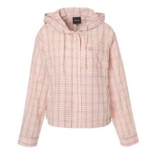 [클라이드]여성 후드 체크 셔츠 FPBSH761F