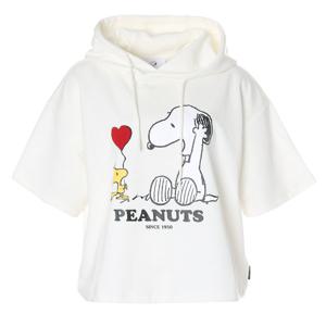 [클라이드]여성 후드 스누피 반팔티셔츠 FPBTS772F