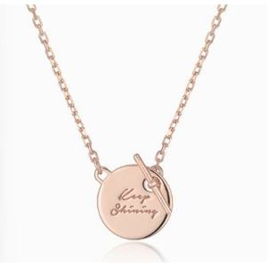 [로이드] 주문제작 메시지 코인 14k 목걸이 LNN21001G