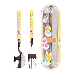뽀로로 피카부 스텐케이스 스푼 포크 세트 565841 수저 키즈수저 스푼포크세트 어린이용수저 어린이숟가락